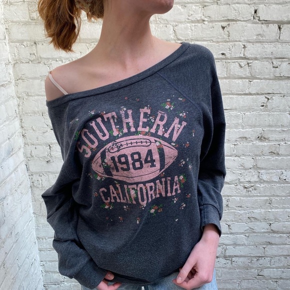 soco floral slouchy crewneck - Picture 3 of 3